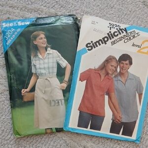 Simplicity Kids' Red and Blue Button Down Shirt